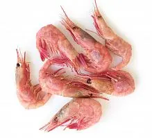 Дикая северная (глубоководная) креветка варёно-мороженая 100% с икрой